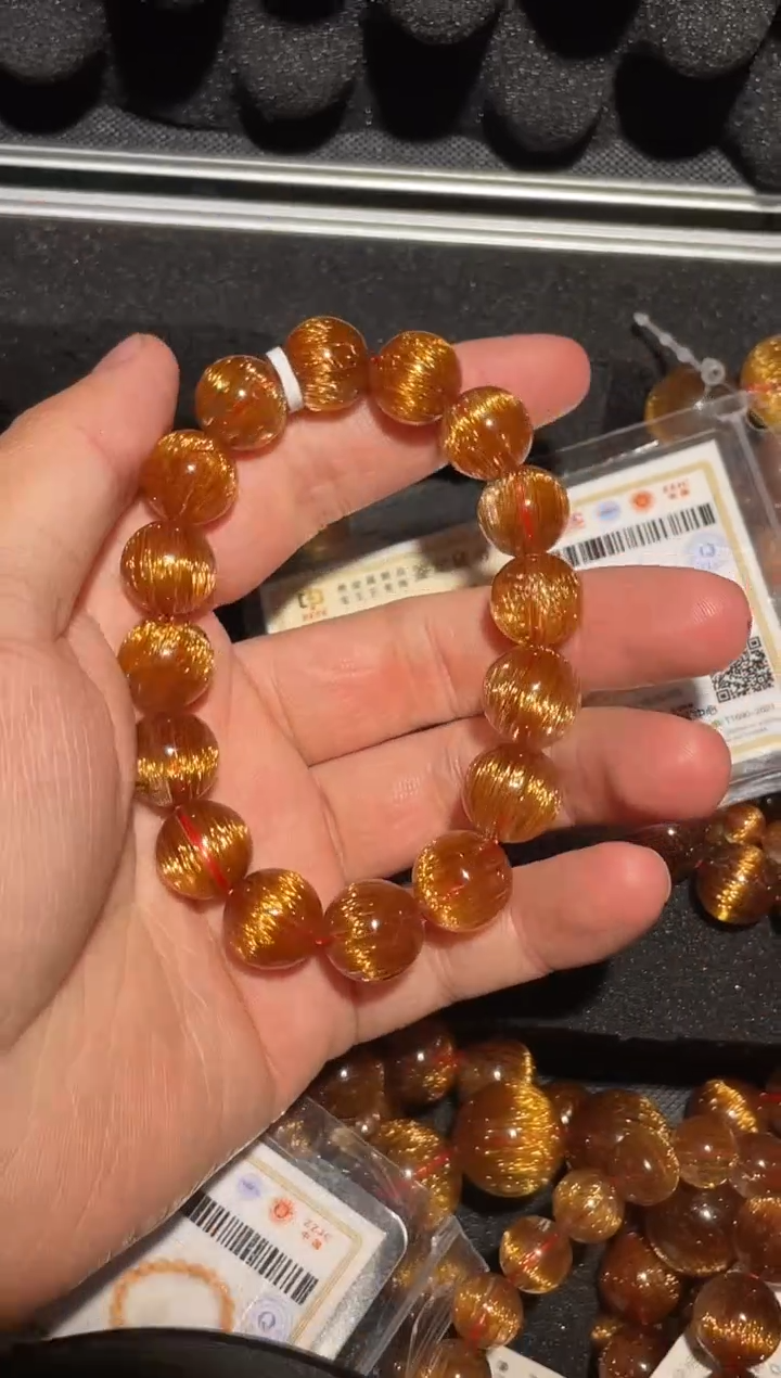 未镶嵌手链水晶用****0单圈发晶A13