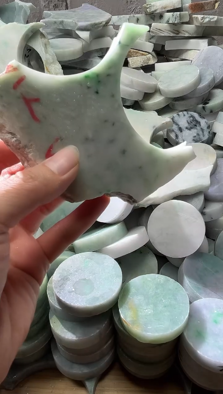 裸石翡翠天然翡翠A货玉 南 970