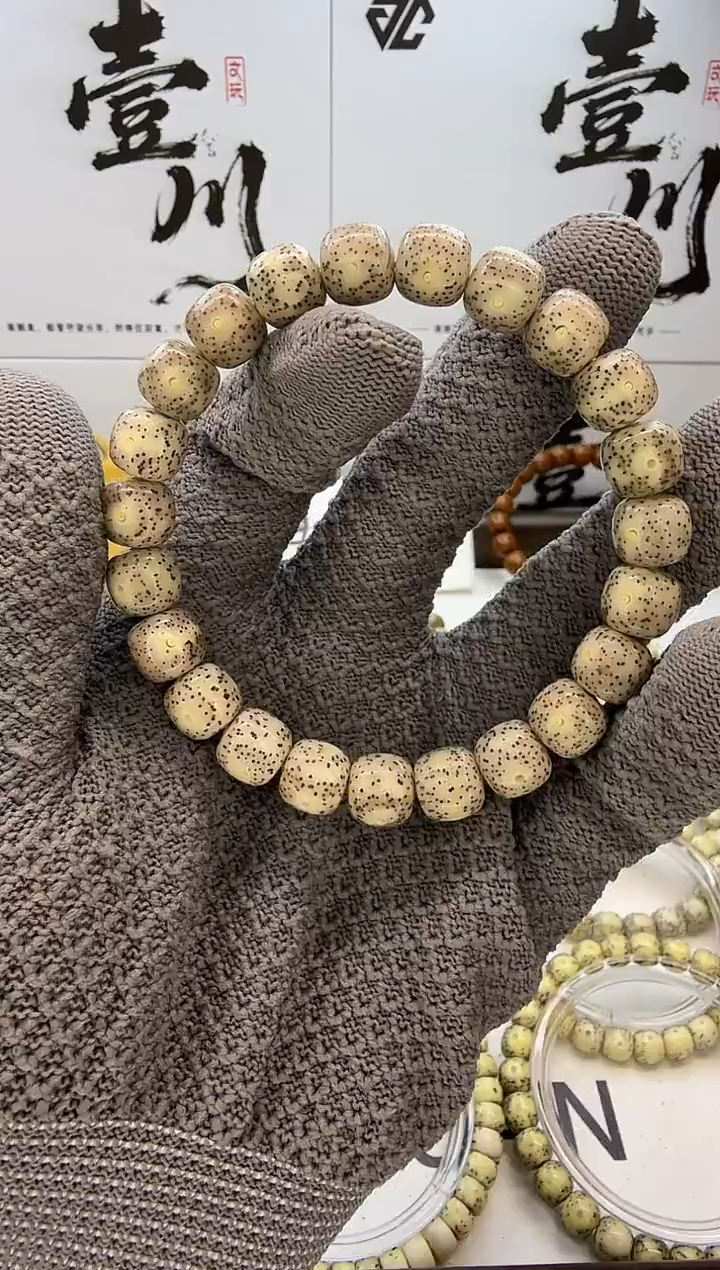 手串星月菩提10/9 冰糖 小细星 同枝果 C35