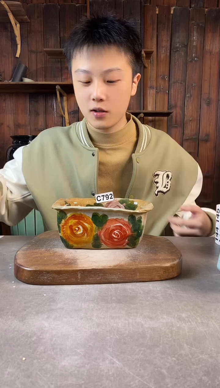 碗792，手工手绘，超值陶瓷