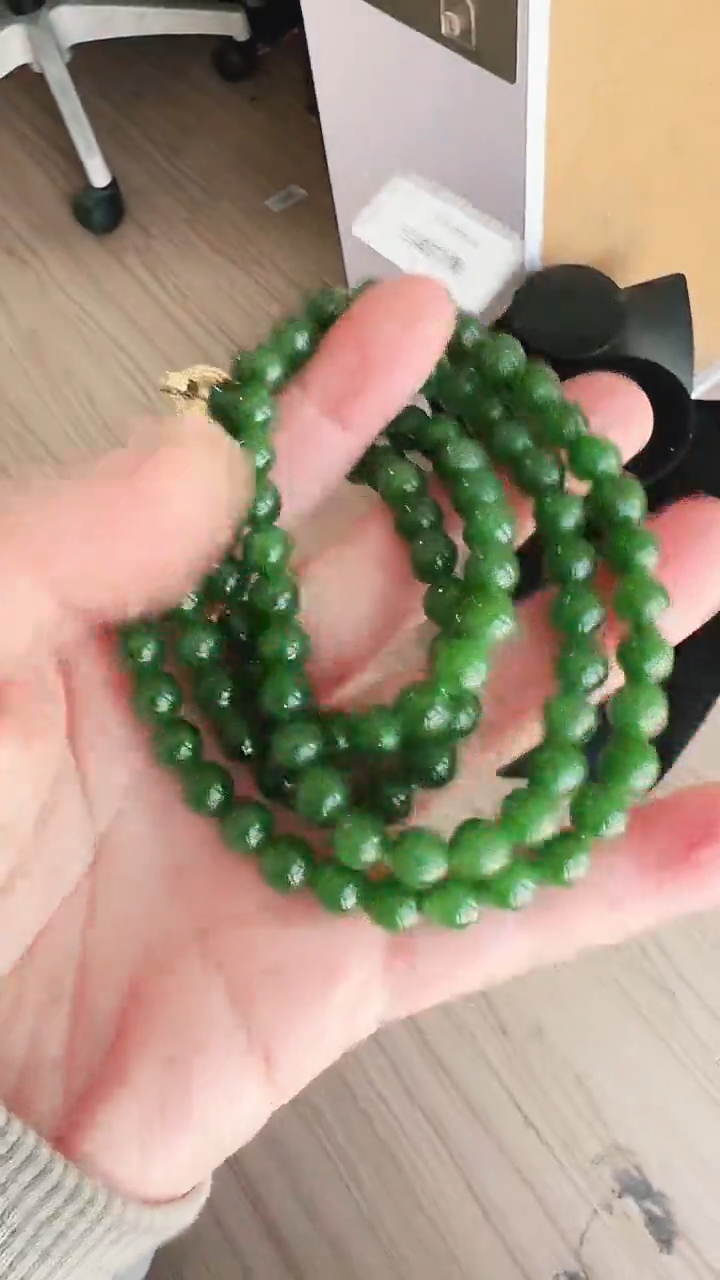 项链未镶嵌和田玉（碧玉）8