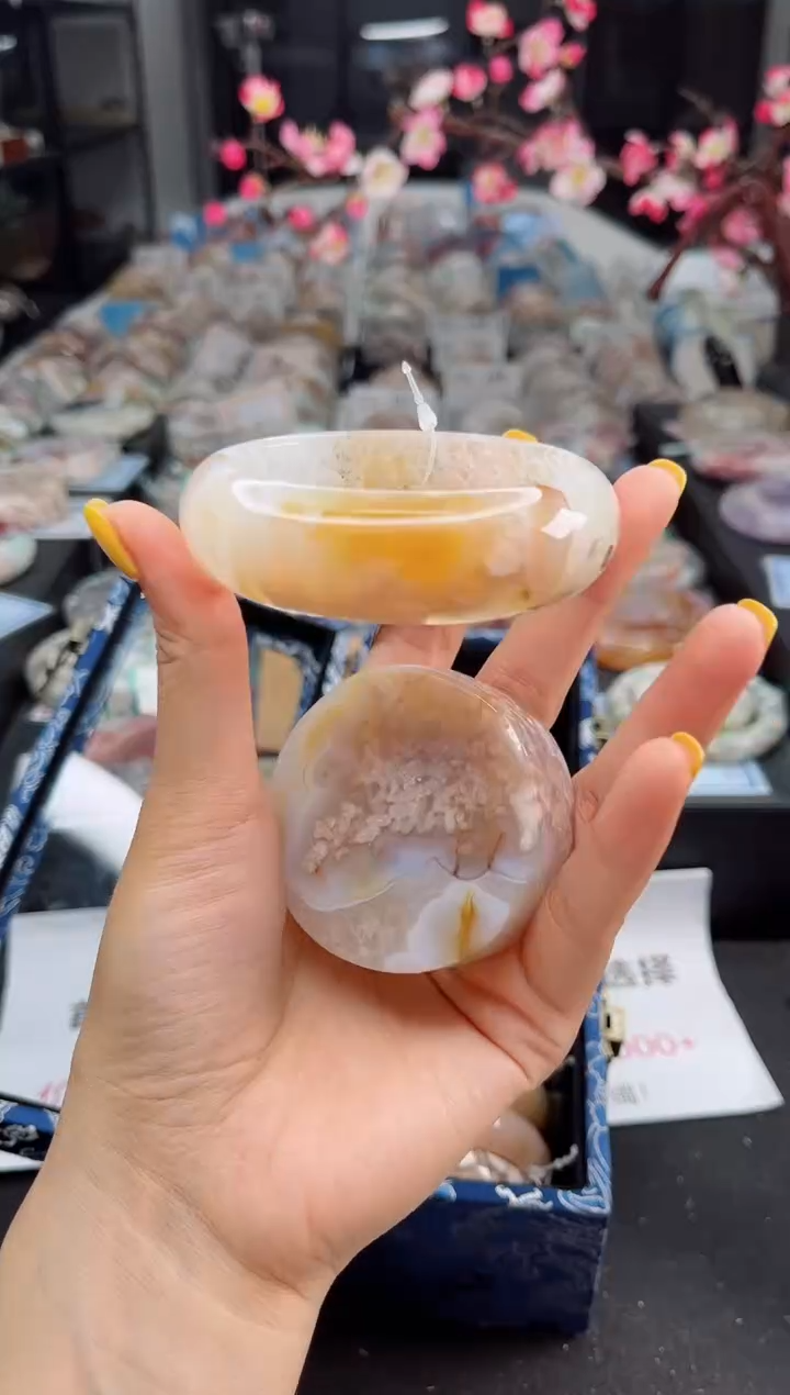 石英质玉未镶嵌手镯58圈口（赠送镯心）1751698