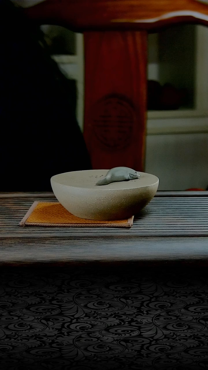 紫砂盖置盖置壶承小鱼