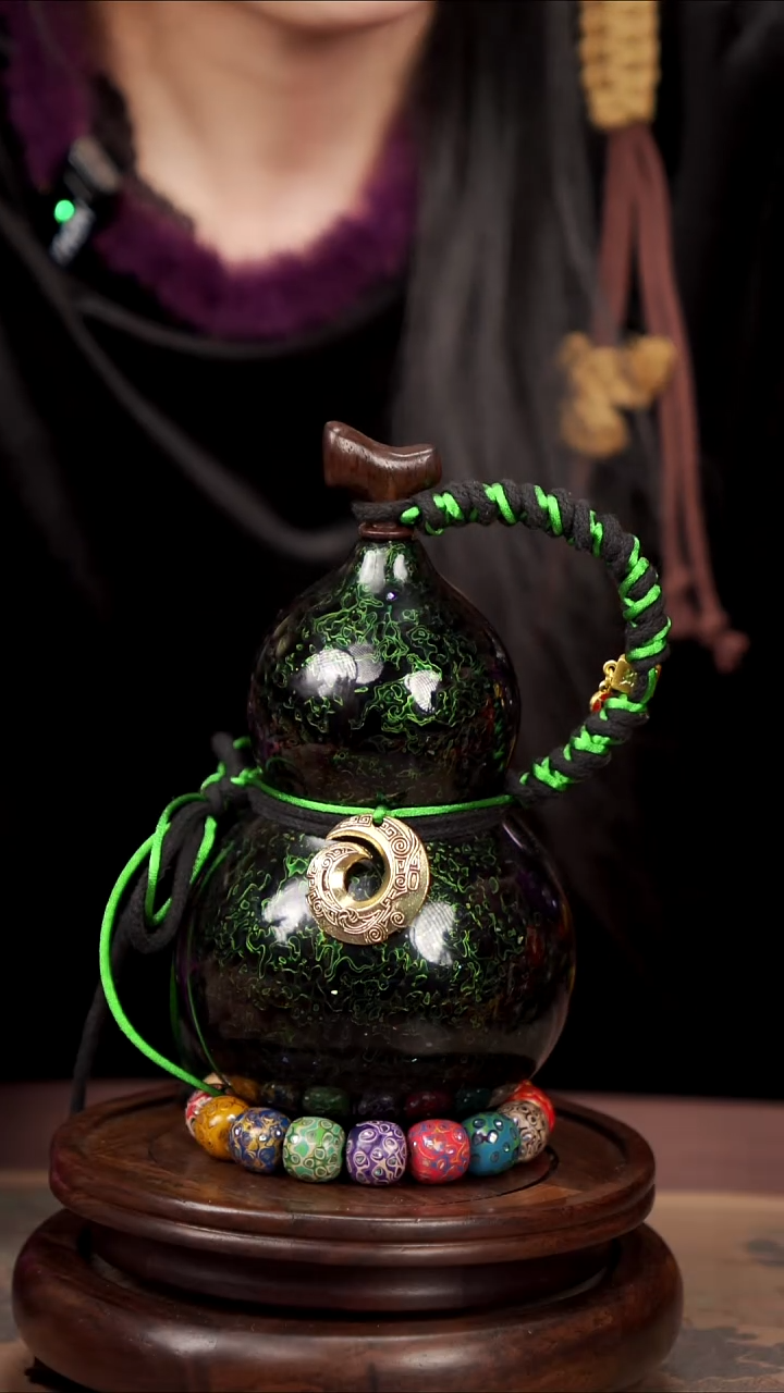 【闪购商品】130易林高端工艺大漆酒葫芦--438