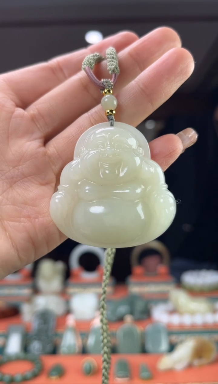 【闪购商品】和田玉颈饰未镶嵌佩佩45mm左右