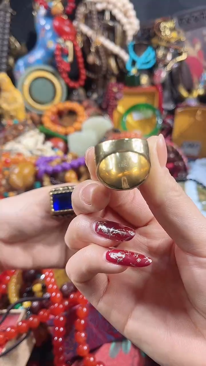 【闪购商品】和田玉戒指未镶嵌【闪购商品】随机发一个戒指39