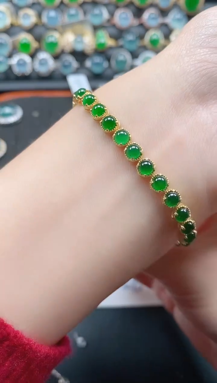 银S925镶嵌戒指翡翠11111