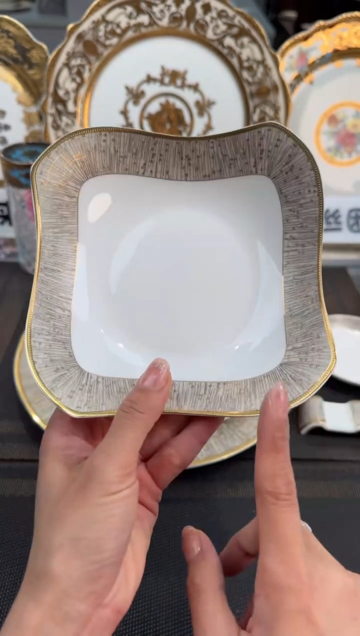 【闪购商品】瓷片6英寸沙拉碗 福利款 2个
