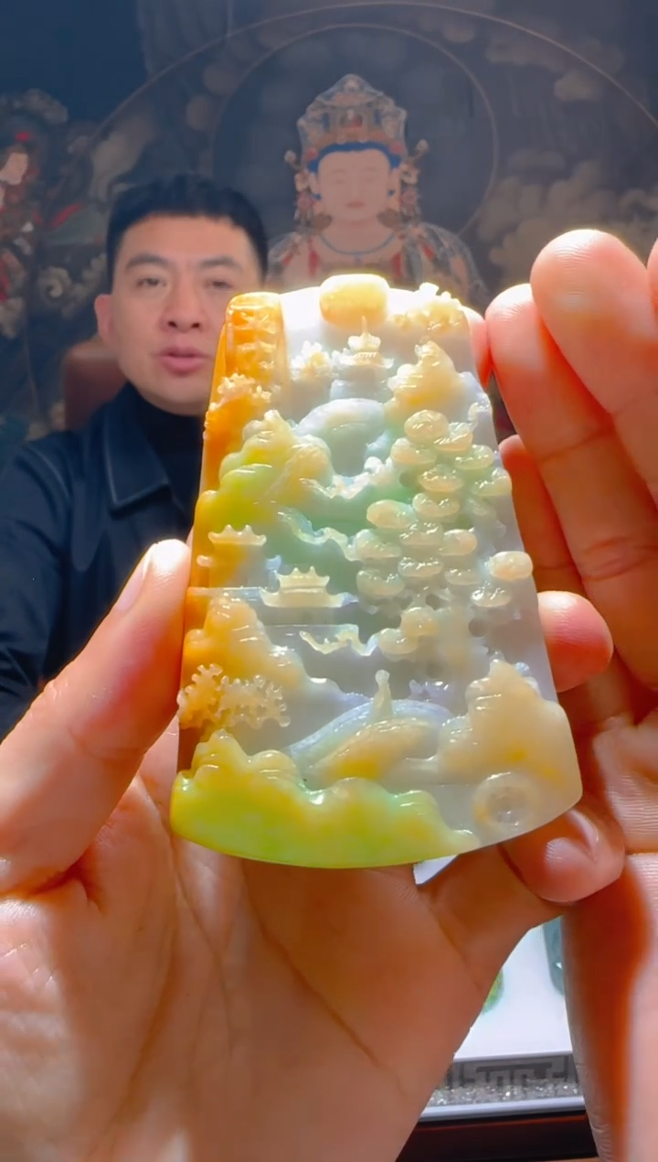 【闪购商品】定制翡翠未镶嵌L-@@QJSX310084