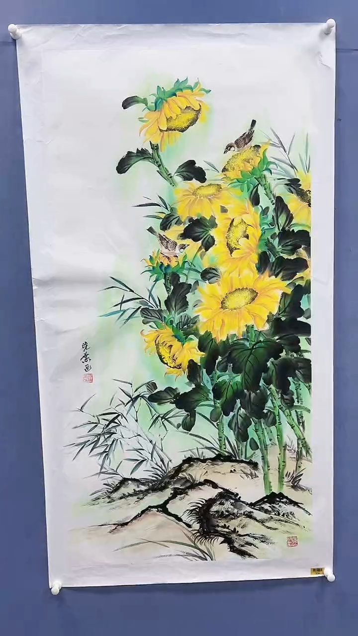 【闪购商品】绘画柳晓叶绘画8平尺花鸟