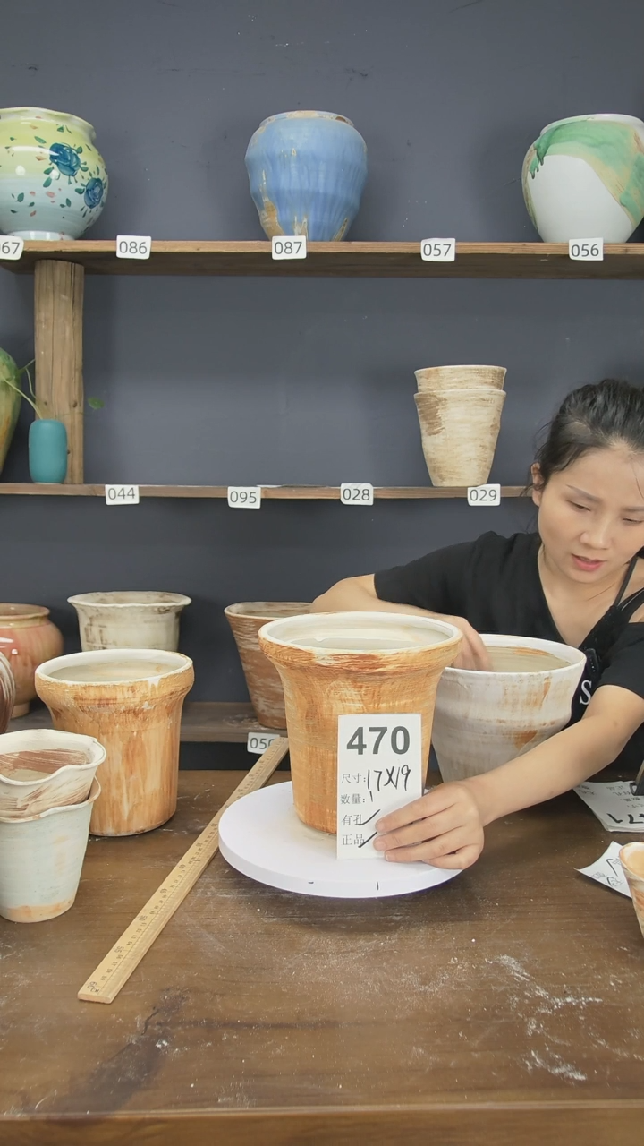 陶瓷景德镇陶瓷花盆470