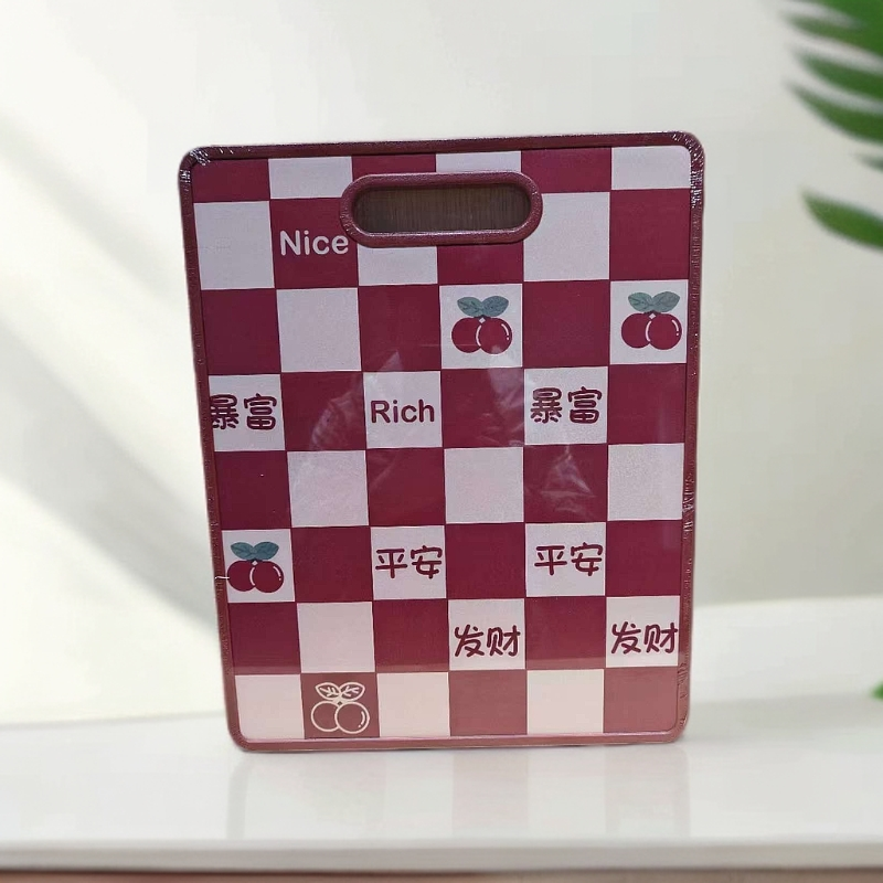 新款38*30.5cm家用菜板暴富平安切菜板