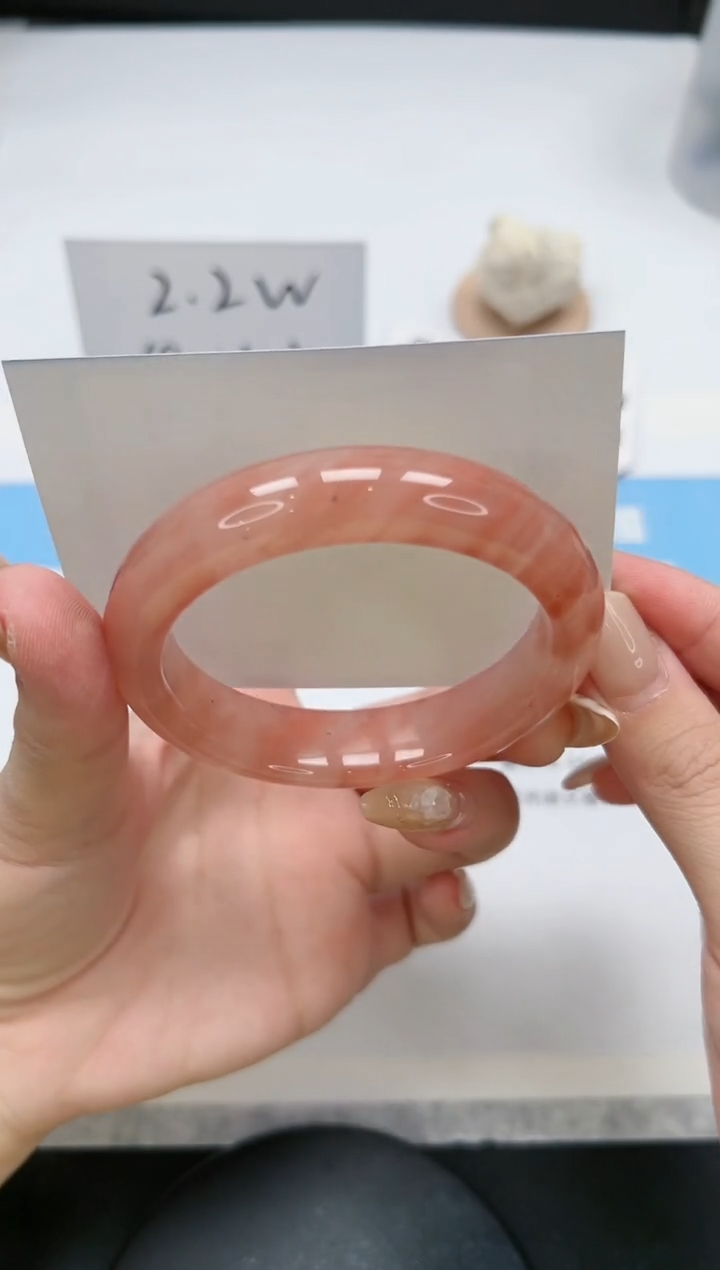 【闪购商品】石英质玉手镯未镶嵌87/桃花56.2