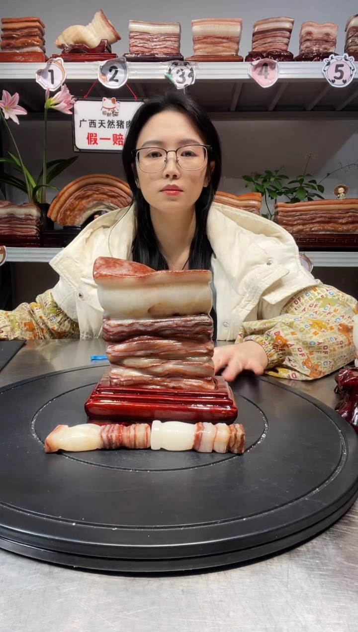 石材天然石材柳州猪肉石11-16-3.8