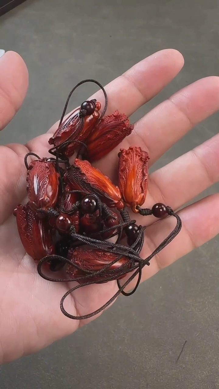 手串/手链小叶紫檀483123-紫檀百财挂件