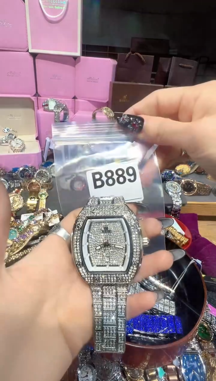 石英机芯不锈钢不锈钢直播定闪专用