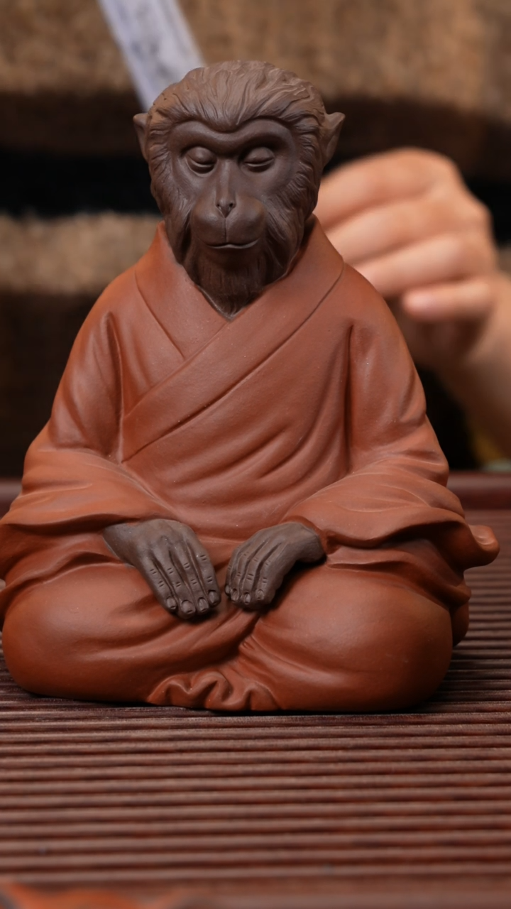 【闪购商品】紫砂茶宠紫砂猴仙