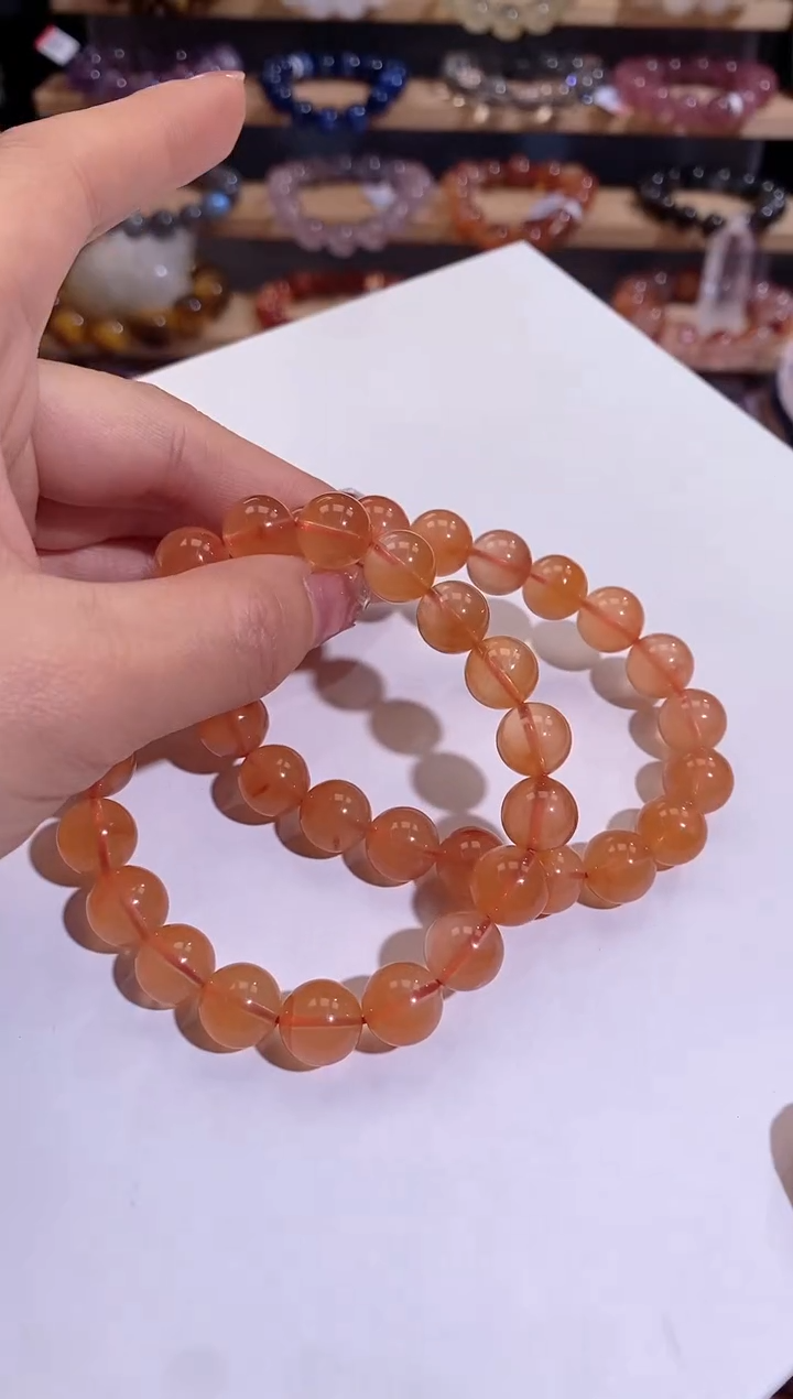 【闪购商品】水晶手链未镶嵌10mm多样性发一