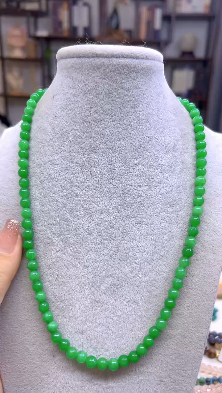 翡翠未镶嵌颈饰DIY款X607