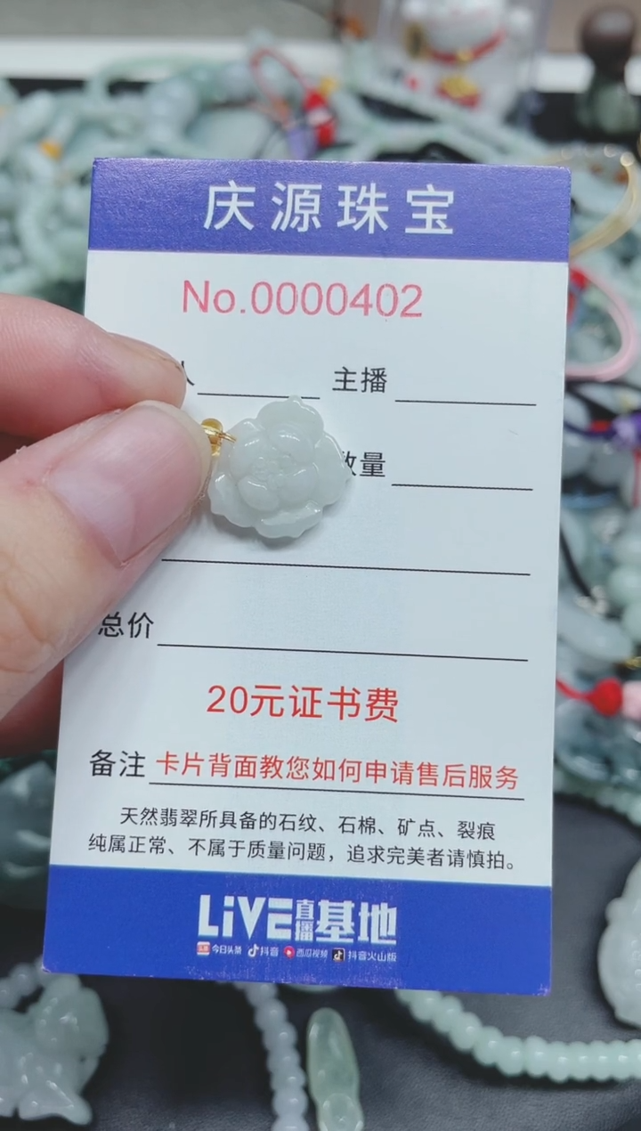 翡翠未镶嵌颈饰131