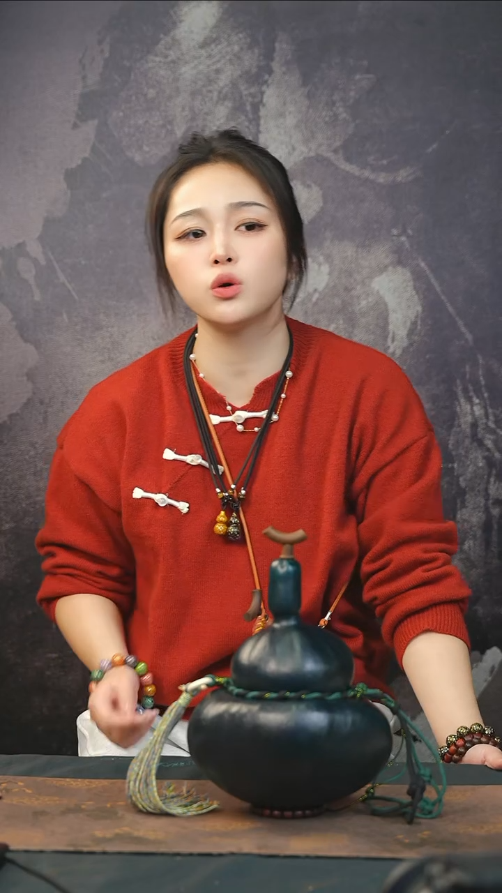 【闪购商品】RO160大漆酒葫芦不包手串及旋转底座