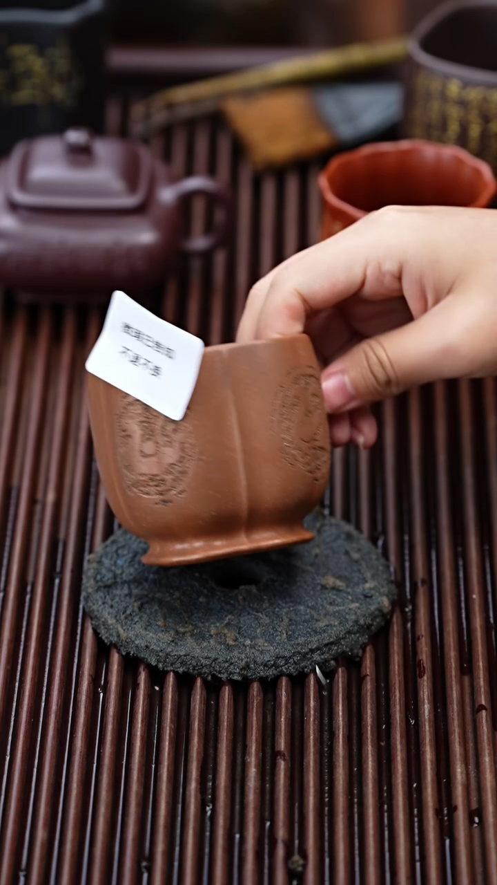 茶杯紫砂微瑕紫砂四神兽