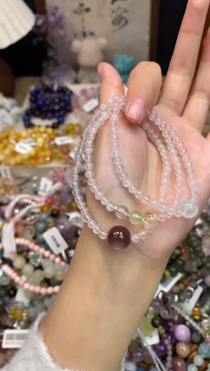 未镶嵌手链水晶360