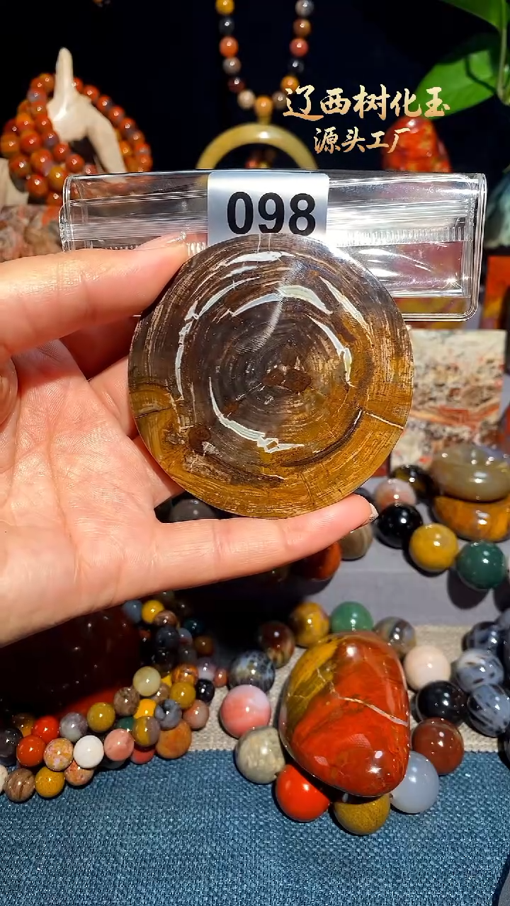 未镶嵌-硅化玉天然北票硅化玉吊坠