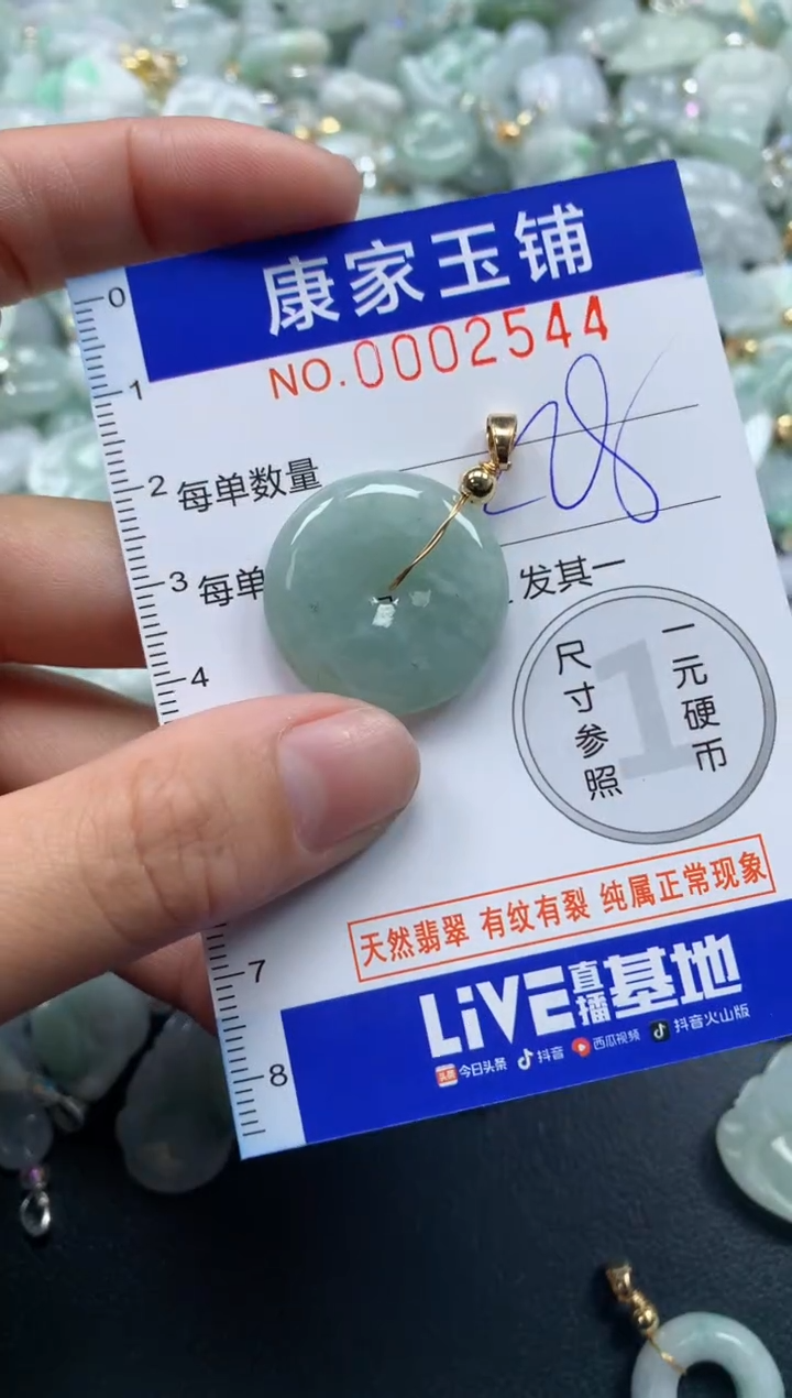 颈饰未镶嵌翡翠2544
