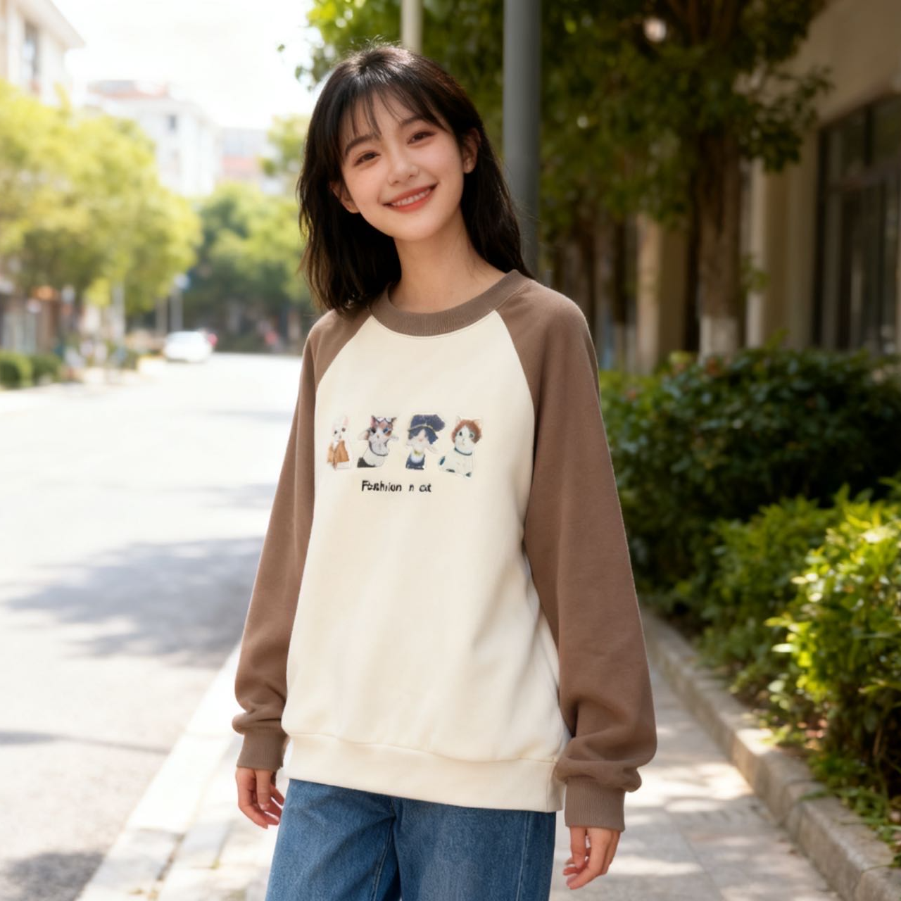 9636139高端专享秋冬款儿童加绒卫衣咖色（靠谱）