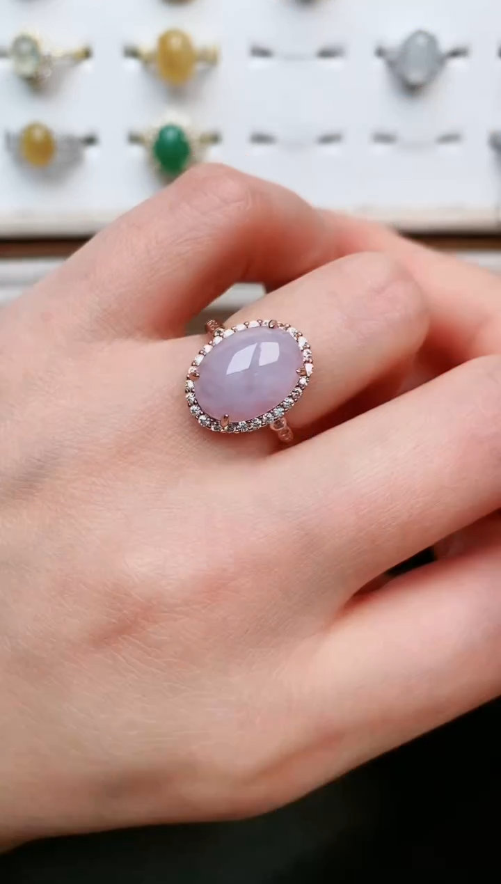 【闪购商品】翡翠戒指银S925镶嵌....