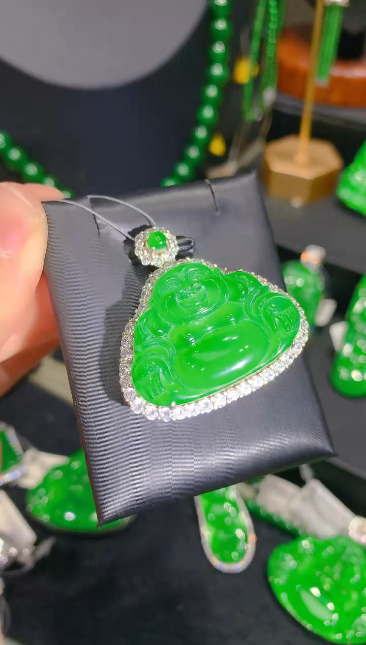 【闪购商品】翡翠颈饰银S925镶嵌53一季