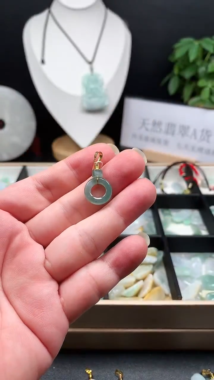 颈饰未镶嵌翡翠23甜甜圈