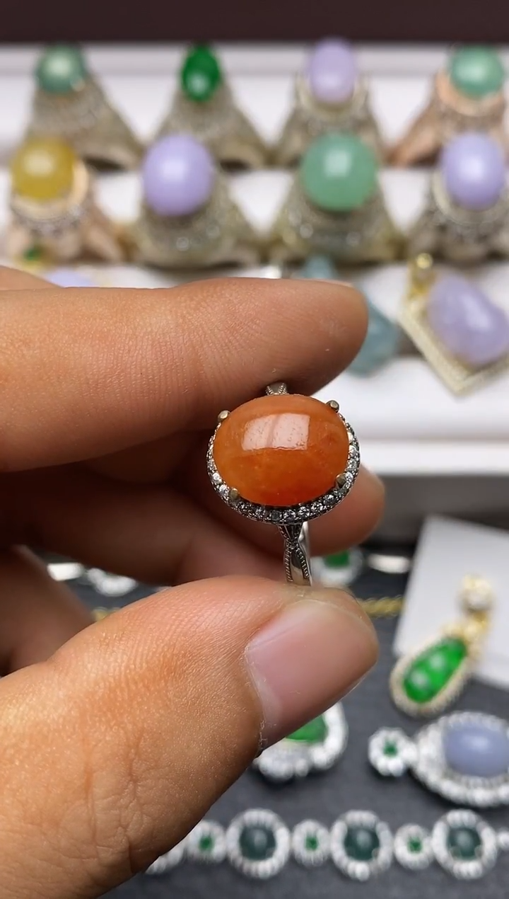 未镶嵌戒指翡翠/0023