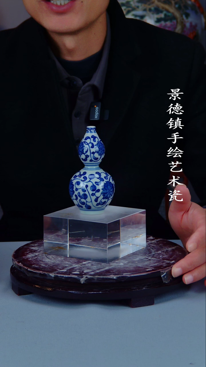 摆件陶瓷景德镇手工手绘陶瓷摆件10