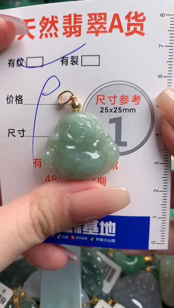 翡翠未镶嵌颈饰23002073