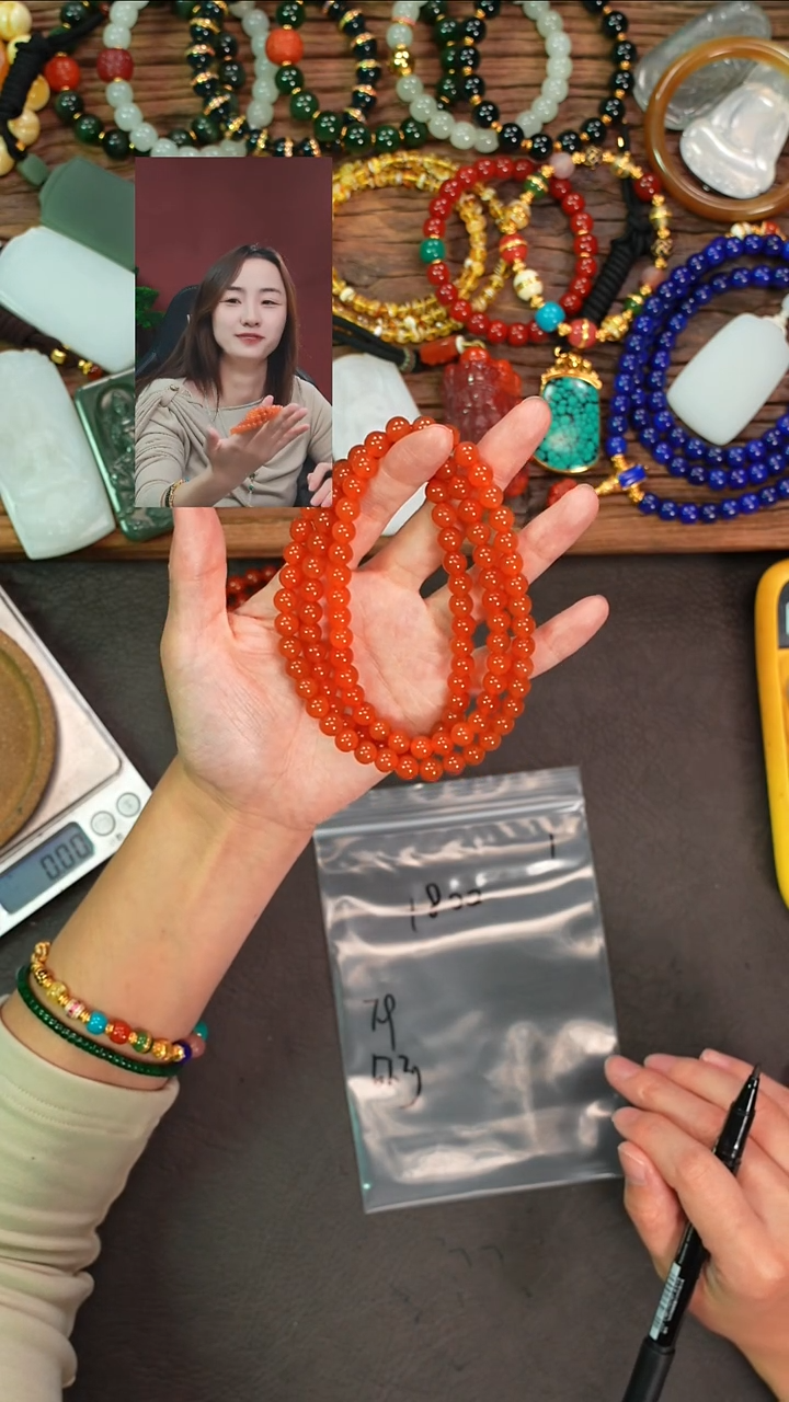 未镶嵌手串南红玛瑙小***粑遇见文玩品质回血