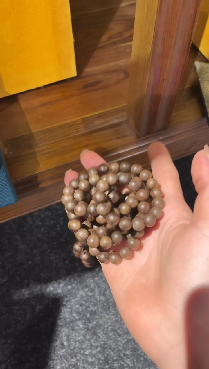 【闪购商品】沉香手串20 金丝白棋楠108颗手串