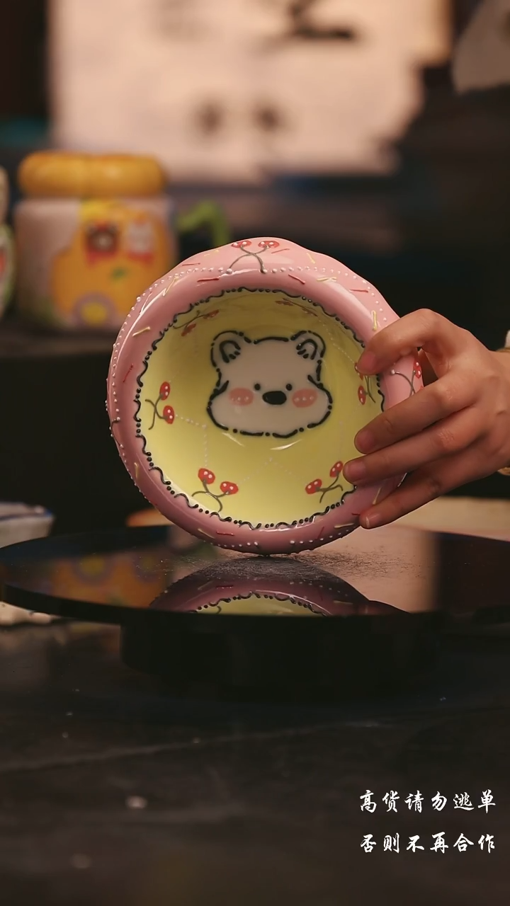 陶瓷景德镇可爱设计师款陶瓷 