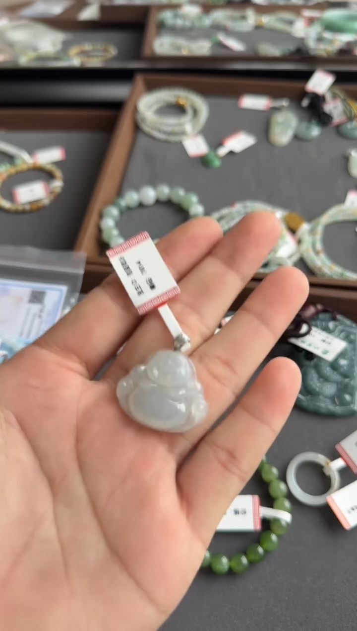 颈饰未镶嵌翡翠7814号买断