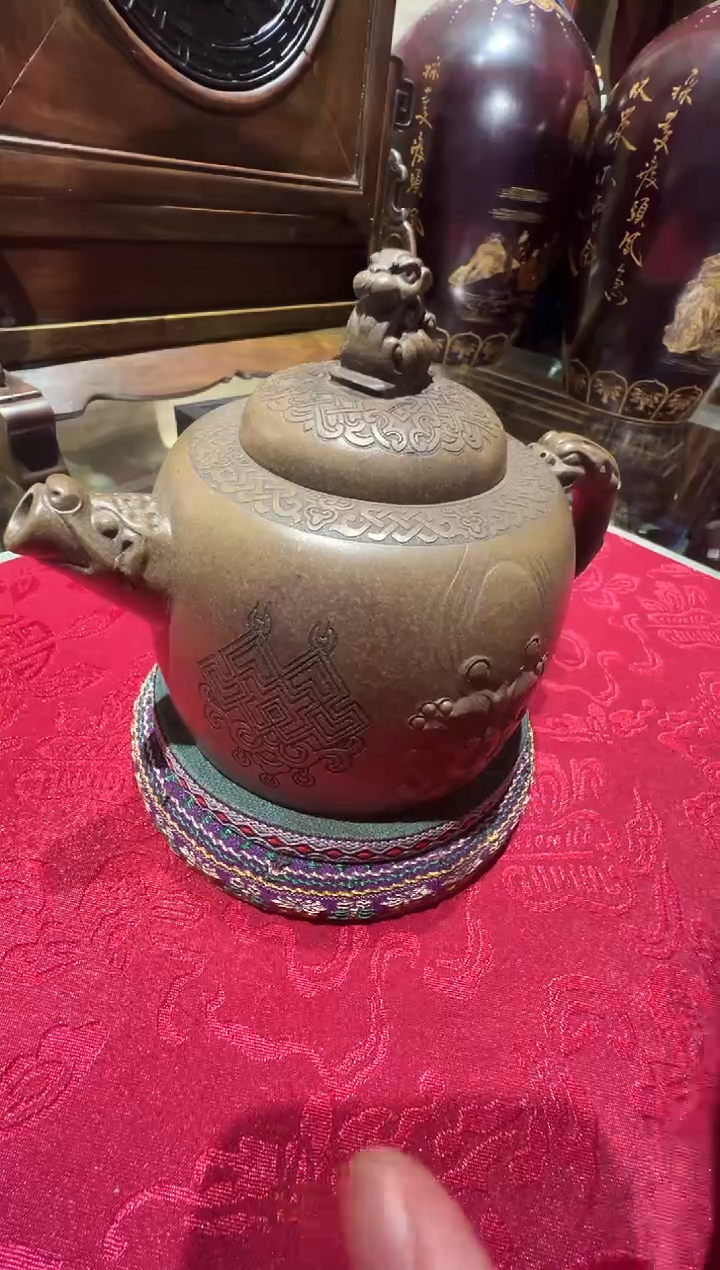 【闪购商品】紫砂茶壶22 紫砂壶 瑞兽 顾