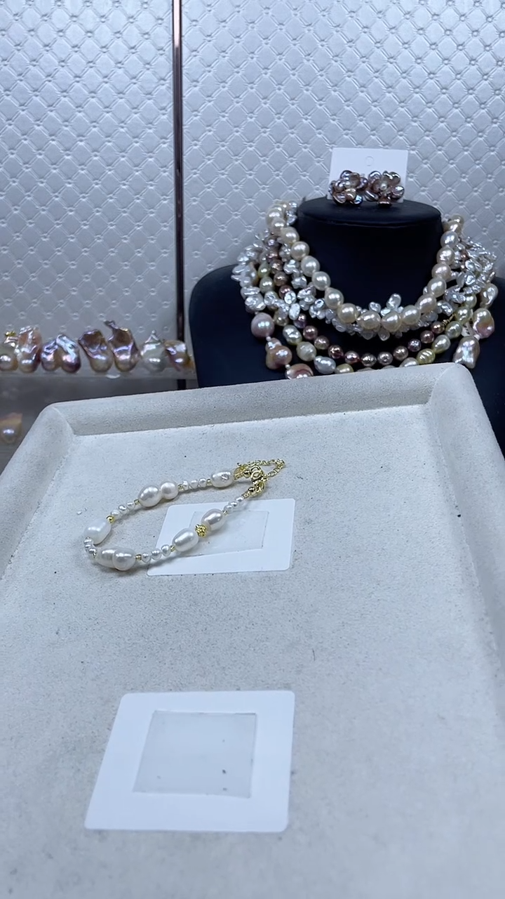 未镶嵌手链淡水珍珠【纯恬饰品】