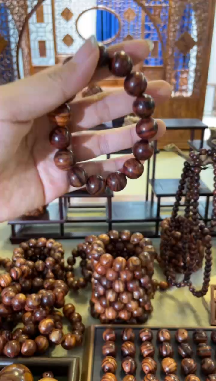 黄花梨/降香黄檀手串/手链海南黄花梨1.2手串