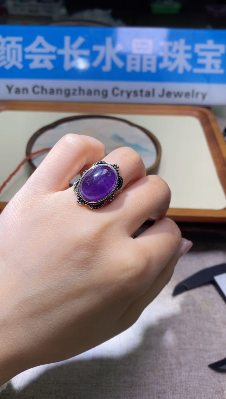 【闪购商品】水晶戒指未镶嵌多样性发一件642