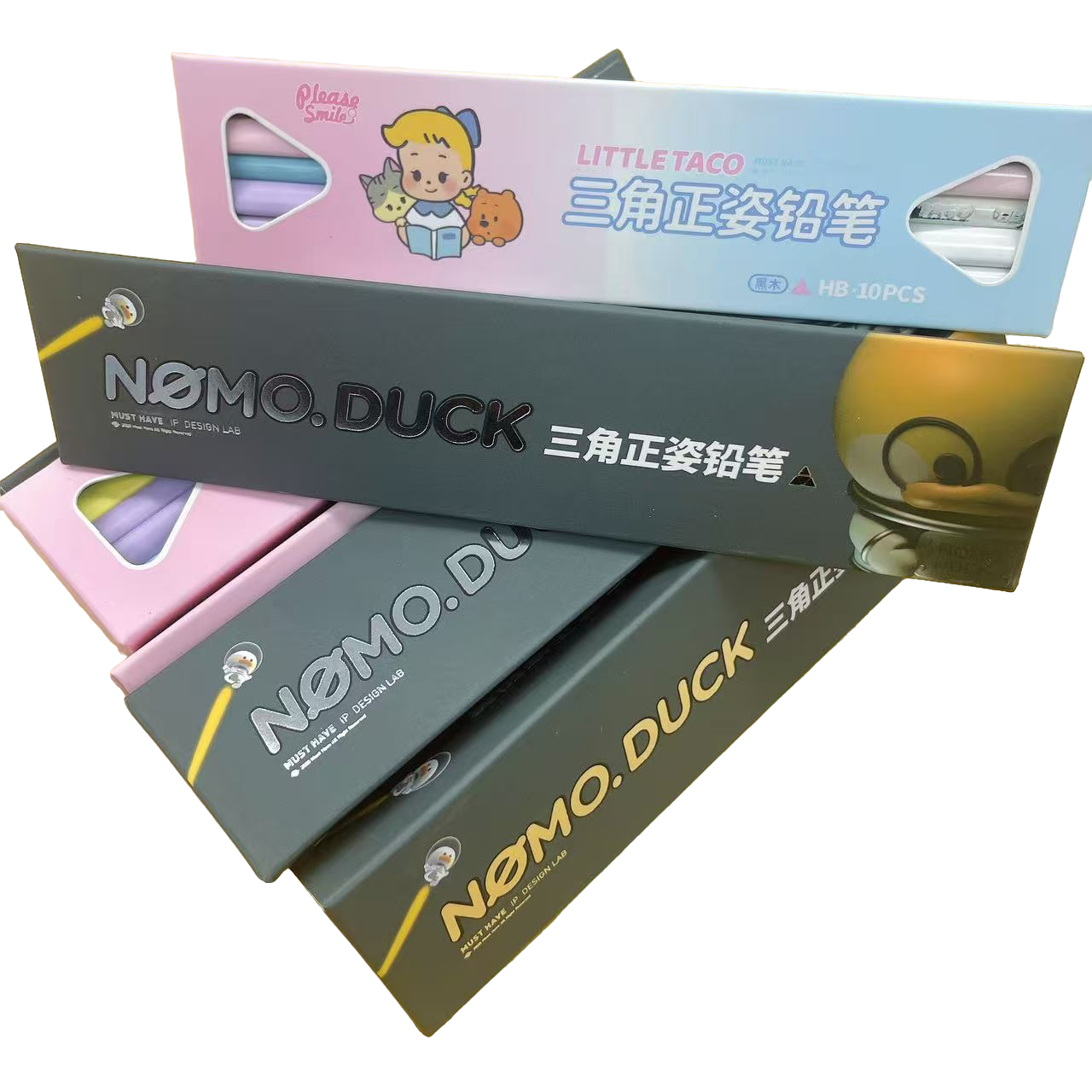 016 麦和三角正姿HB黑木铅笔无铅毒安全学生专用【1单到手12盒】