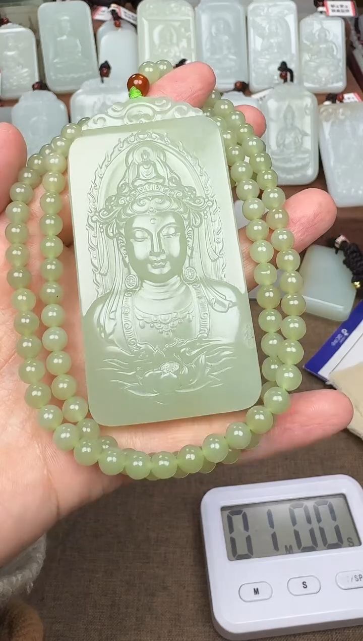 【闪购商品】和田玉颈饰未镶嵌一生