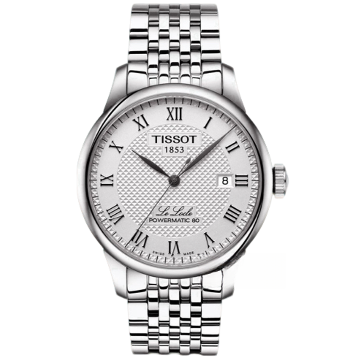 99新 Tissot/天梭 力洛克男士机械腕表 39.3盘T006.407.11.033.00