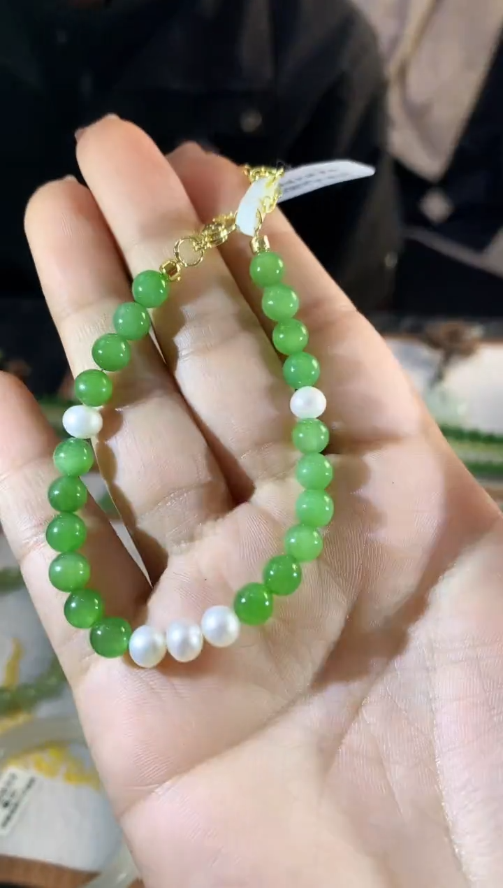 【闪购商品】和田玉手链未镶嵌ldg时尚457