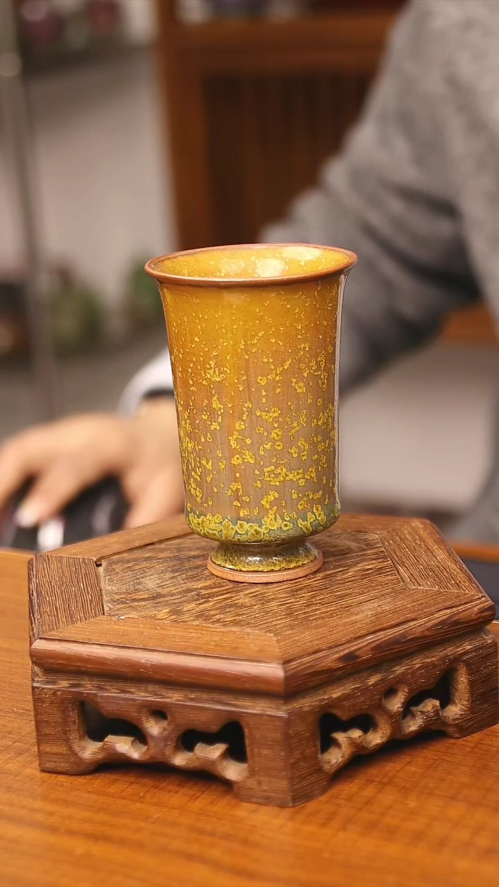 【闪购商品】瓷片钧尚源钧瓷主人杯