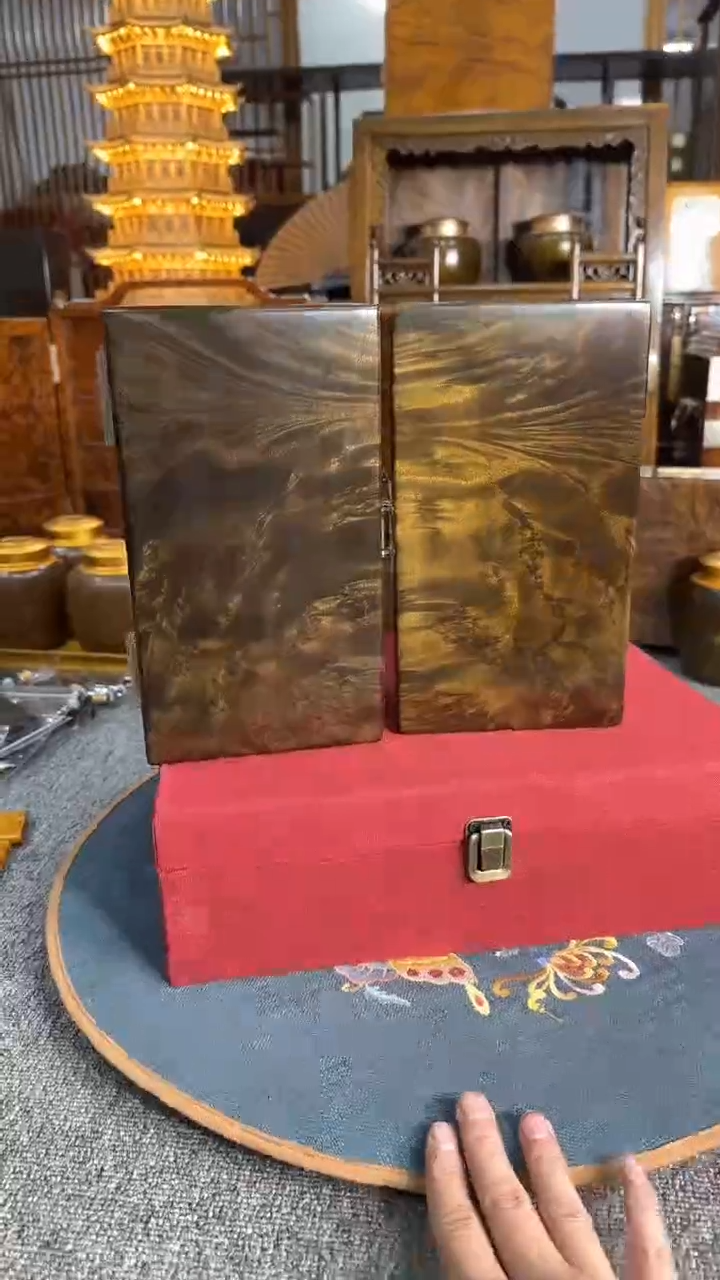 【闪购商品】乌木类成套家具阴沉首饰盒  一对  s8